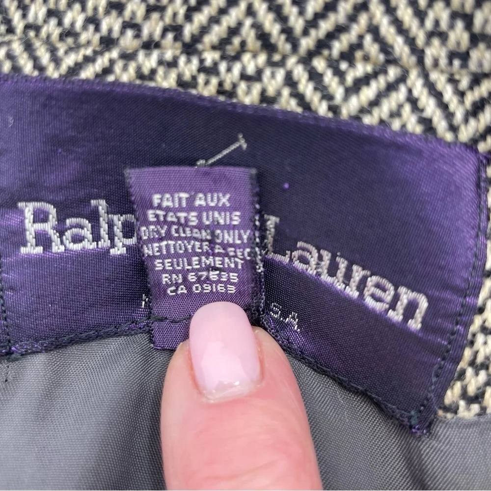 Ralph Lauren Purple Label Wool/Cashmere Jacket 10 Brown - Picture 9 of 15